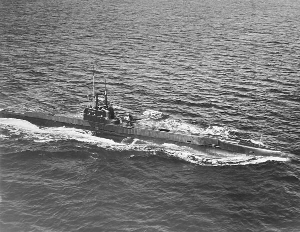 HMS Salmon. S Class submarine HMS Salmon