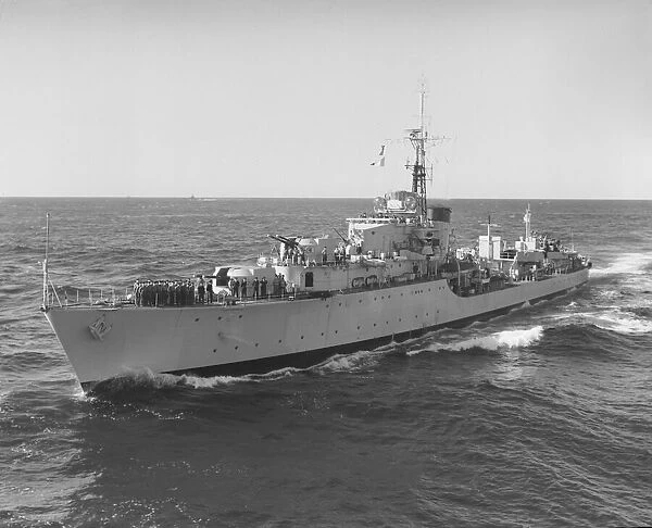 HMS Solebay. Battle Class destroyer HMS Solebay