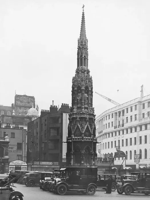 Framed Print : The replica of the Charing Cross in the station forecourt Framed Print : The replica of the Charing Cross in the station forecourt