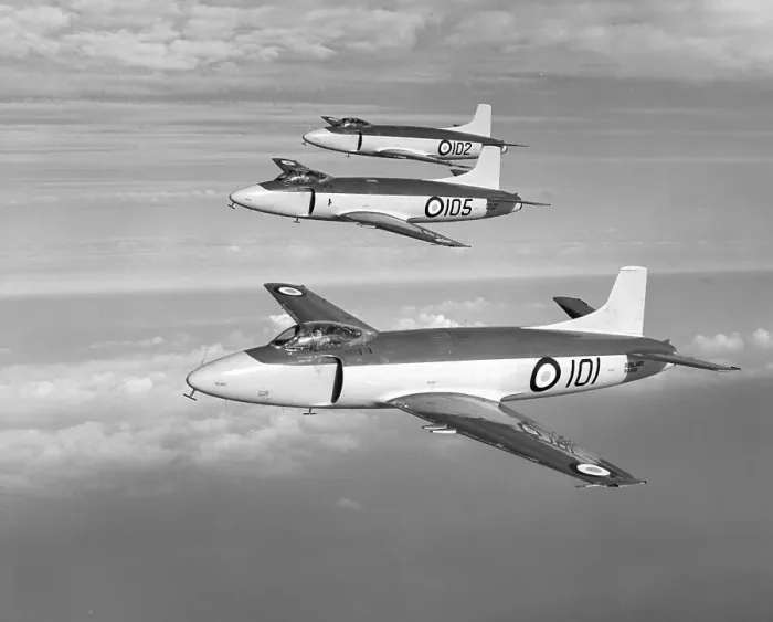 Framed Print : Supermarine Attacker F. 1 Framed Print : Supermarine Attacker F. 1