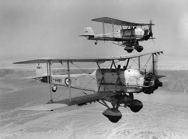Vickers Vincent aircraft of 207 Squadron RAF, Palestine 1936