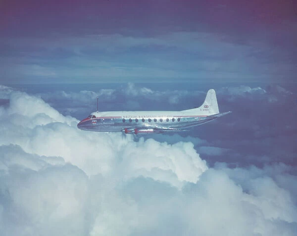 Viscount of BEA. Vickers Viscount 700 of British European Airways