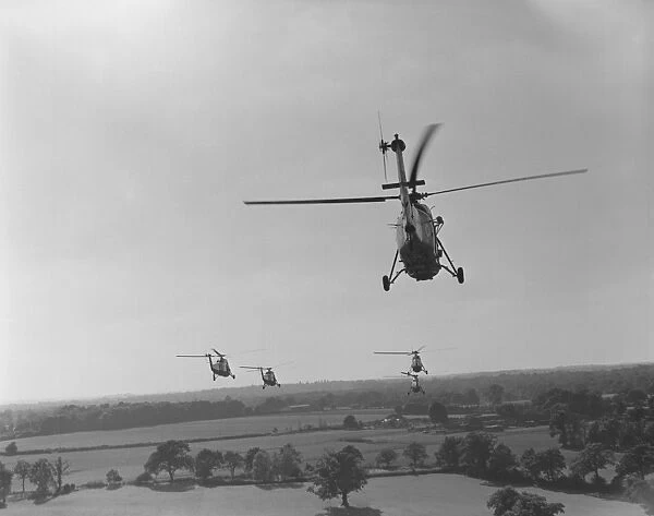 Westland Wessex HU.5 helicopters of the Royal Marines, 1964