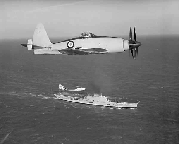 Westland Wyvern and Hawker Sea Hawk