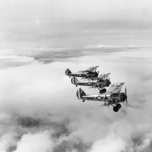 Bristol Bulldog aircraft of 32 Sqn RAF