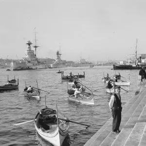 Dhaisas in Grand Harbour, Malta 1935