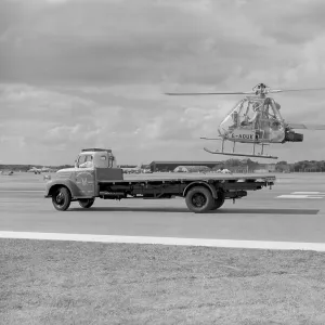 Fairey Ultralight helicopter G-AOUK at Farnborough, 1957