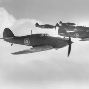 Hawker Hurricane I aircraft of 111 Sqn RAF