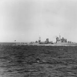 HMS Newcastle, Weymouth, 1939