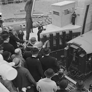 Inauguration of the boat train service, Dover 1936