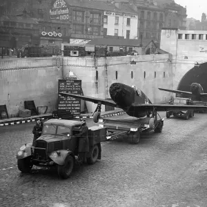 Mustangs leaving the Mersey Tunnel