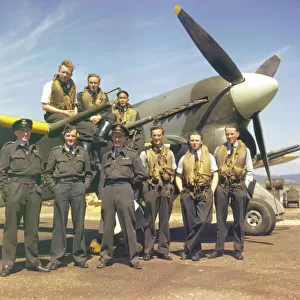 Pilots of 257 Squadron RAF