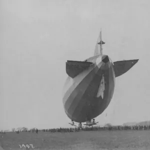 The R-34 during flight trials before its Atlantic crossing