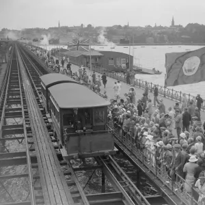 Ryde Pier during the visit of the Prince of Wales, 1926