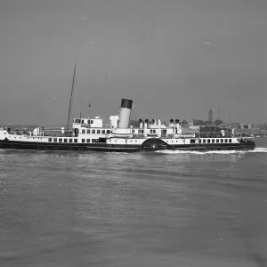 Southern Railway Paddle Steamer Ryde at Portsmouth, 1939