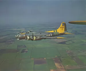 Charles Brown Colour Photographs Collection: Boeing B-17 Flying Fortress