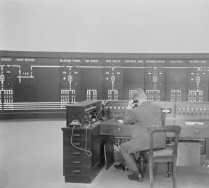 Railways Gallery: Electrification of the Brighton Line - the control room