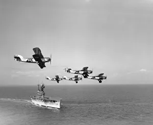 Royal Navy Gallery: Fairey IIIF aircraft of 824 Sqn Fa