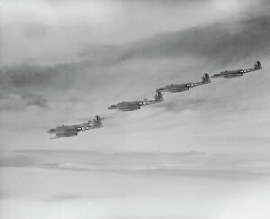 : Gloster Meteor NF.14 aircraft of 152 Squadron, 1955