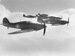 Royal Air Force Collection: Hawker Hurricane I aircraft of 111 Sqn RAF