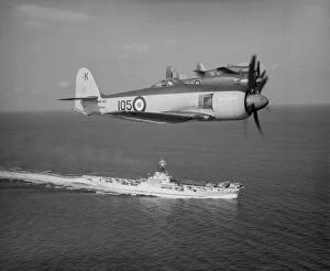 Aircraft Carriers Gallery: Hawker Sea Fury F.10 and FB.11