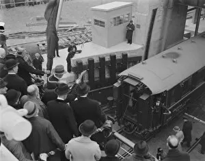 Images Dated 15th May 2009: Inauguration of the boat train service, Dover 1936