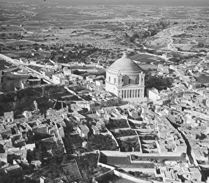 Travel Gallery: The Mosta Dome, Malta 1935
