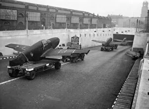 United States Army Air Force Gallery: Mustangs entering the Mersey Tunnel