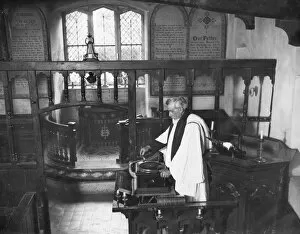 Old England Gallery: Rev Barham in Mardale Church