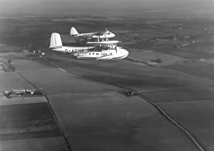 Airliners Gallery: Short-Mayo composite