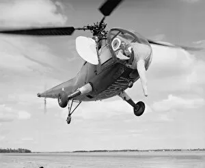 Postwar Gallery: Sikorsky Hoverfly II helicopter dressed up as an elephant