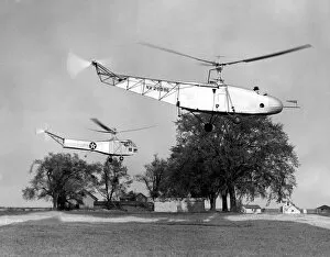 Postwar Gallery: Sikorsky VS-300 and XR-4 Hoverfly