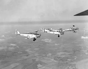Interwar Gallery: Tiger Moth I aircraft of the Central Flying School