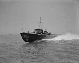 Interwar Collection: Vosper motor torpedo boat, Portsmouth 1939