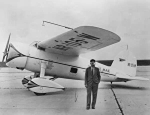 Images Dated 13th August 2008: Wiley Post with the Lockheed Vega Winnie May